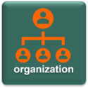 Construction organization icon